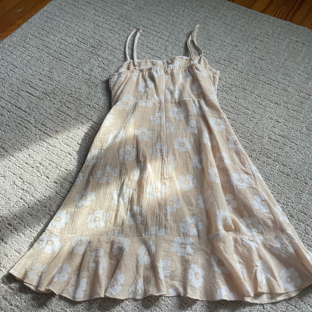 Princess Polly Cream Flower Dress - Picture 4 of 4
